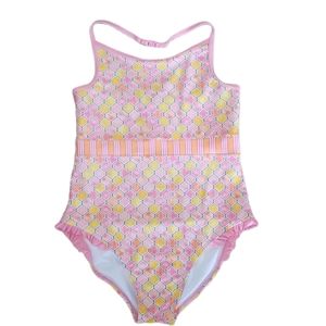 NWOT TOMMY BAHAMA GIRLS ONE PIECE HALTER SWIMSUIT- SPF 50- SIZE 16